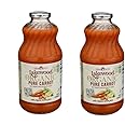 Lakewood Organic Pure Carrot with Added Organic Lemon Juice 32 Oz (Pack of 2)