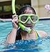 Ivation Kids Snorkeling - Snorkel Set - Double Lens Diving Mask & Snorkel Semi Dry Top, Lower Purge Valve, for Junior, Children, and Youth