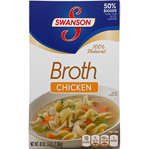 Swanson Broth, Chicken, 48 Ounce (Pack of 8)