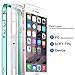 iPhone SE Case, Ansiwee Reinforced PC Frame Highly Durable Crystal Slim Shock-Absorption Flexible Soft Rubber TPU Bumper Hybrid Protective Case for Apple iPhone SE/iPhone 5s 5 (Mint Green)