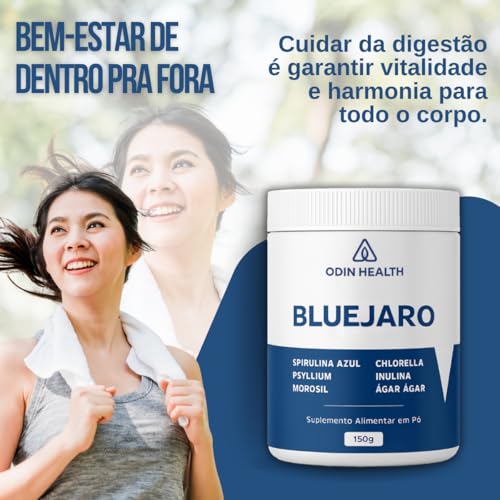 Bluejaro pó com Ingredientes Naturais Sensação de Leveza e Conforto Kit C/ 6