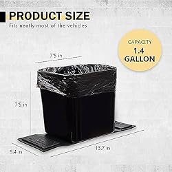 Car Trash Can Large Capacity Automotive Garbage Bin