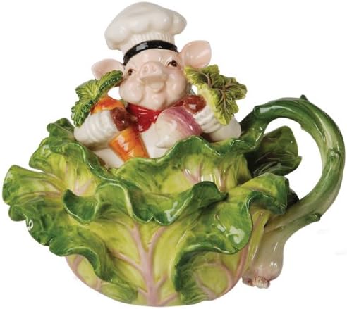 Bistro Couchon Chef Pig Teapot