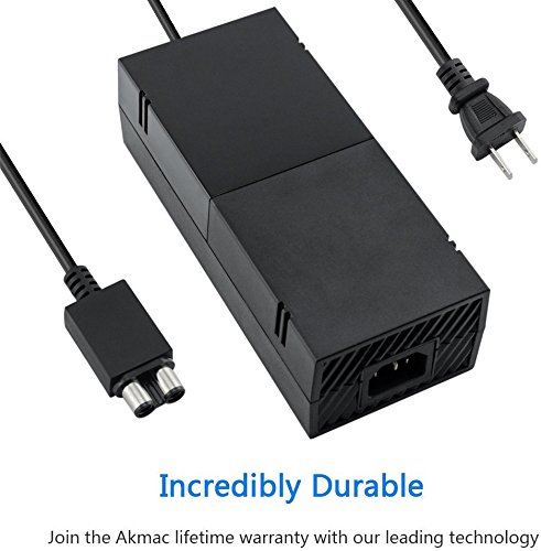 image for Akmac Xbox One Power Supply Brick,AC Adapter Replacement Charger with 
