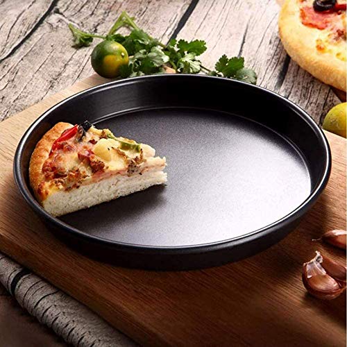Pizzaplaat Van Koolstofstaal Ronde Pizza Pannen Met Antiaanbaklaag Carbon Steel Pizza Pan Non-Stick Round Pizza Tray… - Afbeelding 7