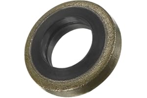 MECCANIXITY Bonded Sealing Washers M6 11.5x6x2mm Carbon Steel Nitrile Rubber Gasket, Pack of 10