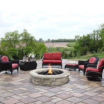 Amazon Com Natural Concrete Products Co Rsfpg Firepit 66 Inch