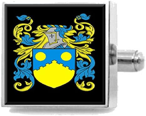 マクレースコットランド 紋章 スターリングシルバー カフスボタン 刻印メッセージボックス