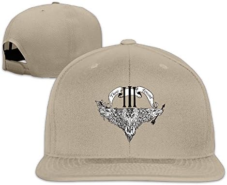 3%ers There Percent Baseball Cap Men Women Snapback Natural
