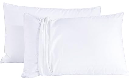 Puredown 600 Fill Power Down Pillow With 2 Free Pillow Protectors