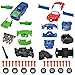 JOYIN Take Apart Toy Racing Car Construction Toys Build Your Own Race Car Set with Light and Sound Real Working Drill and Screws Over 50 Pieces Construction Vehicle Car Toy