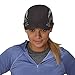 TrailHeads Folding Bill Running Hat for Women | Summer Cap with UV Protection - Charcoal/Grey Print