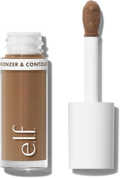 e.l.f. Camo Liquid Bronzer & Contour 3 Light - Highly Pigmented & Natural Glow