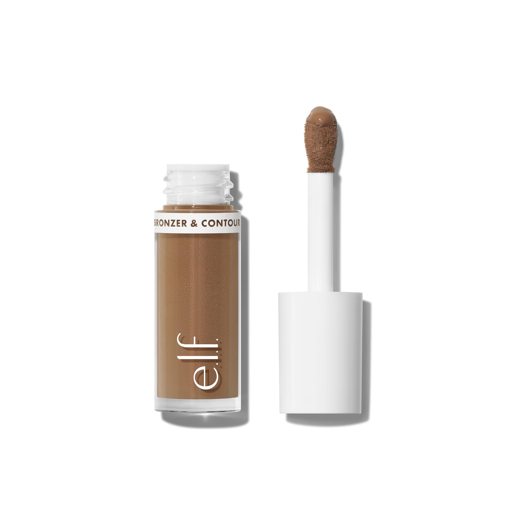 e.l.f. Camo Liquid Bronzer & Contour, Highly Pigmented, Natural-Looking Glowy Finish, Long-Lasting, Rounded Applicator, Vegan & Cruelty-Free, 3 Light