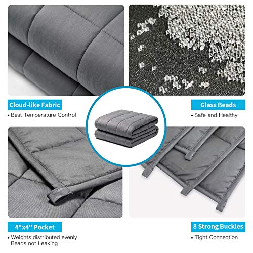 Fabula Life Kids Weighted Blanket (5 lb, 36" x 48") for Kids Weigh