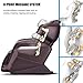 OOTORI Full Body Massage Chair, Zero Gravity & Air Massage Foot Roller Shiatsu Recliner, with Heater and Vibrating Brown