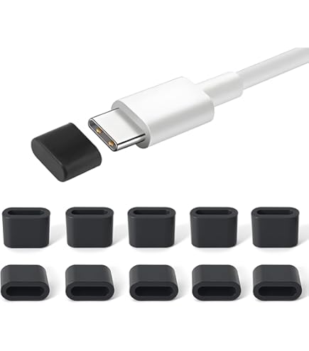 50 Pcs 7 Types USB Port Cover, Silicone USB C Port Dust Plugs Cap Cover For USB A - View #5