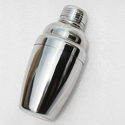 Lautechco Stainless Steel Martini Cocktail Shaker Bar Tools Wine Shakers (12 Oz/350ml)