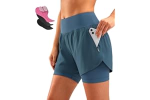 Bikewa Women's Mountain Bike Shorts 4D Padded MTB Cycling Riding Biking Bicycle Biker Cycle Shorts for Women Zipper Pockets