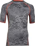 Under Armour Men's UA HeatGear Armour Printed Short Sleeve Compression Shirt