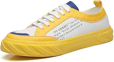 yellow casual shoes