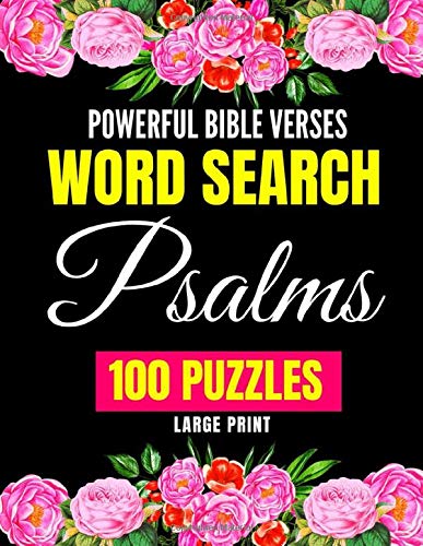 Powerful Bible Verses Word Search Psalms 100 Puzzles Large Print Puzzle Book Z Brown Matthew Amazon Com Books