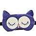 Drasawee Lovely Comfort Sleeping Ice Bag Stuffed Eye Mask Blindfold Purple