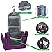 bago Travel Toiletry Bag for Women and Men - Large Waterproof Hanging Toiletry Bag for Bathroom and Travel Bag for Toiletries Organizer (Purple)