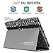 MoKo Case for Fire HD 8 2016 Tablet - Slim Folding Stand Cover with Auto Wake/Sleep for Amazon Fire HD 8 (Previous 6th Gen-2016 Release ONLY), Notebook BLACK (NOT FIT the Latest 7th Gen 2017 Tablet)