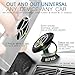 ESYWEN UltraSlim Magnetic Cell Phone Holder | Dashboard Mount | Universal Design | iPhone 7 / 6 / 5 Galaxy S7 / S6 Black