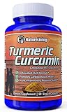 Turmeric Curcumin with Bioperine 1400mg. Highest Potency Available. Premium Pain Relief & Joint Support with 95% Standardized Curcuminoids. Non-GMO, Gluten Free Turmeric Capsule With Black Pepper