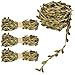 Leaf Garland - 4-Roll Wall Hanging Artificial Burlap Vine Plants Greenery, Vine Ribbon, Vine Rope for Wreath, Headband, Wedding, Home, Jungle Garden Party Decorations, 10M or 32.8 Feet Each