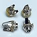 CESS 3.5mm Stereo 3-Pole (3-Pin) TRS Plug Jack Socket Adapter Cables Connectors - 10 Pack