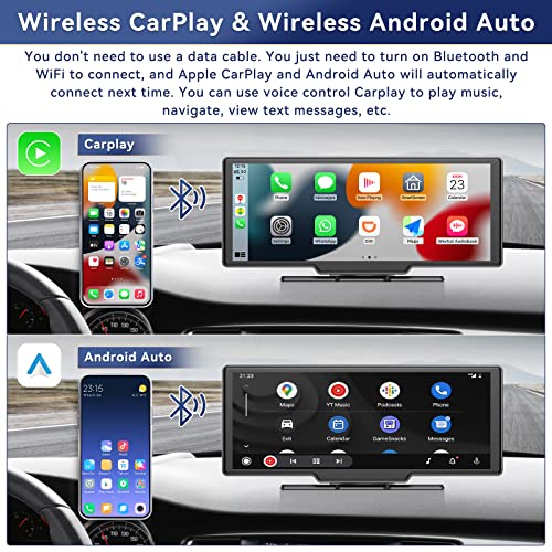 Wireless Carplay/Android Auto Touchscreen Portable Car Radio Receiver,9