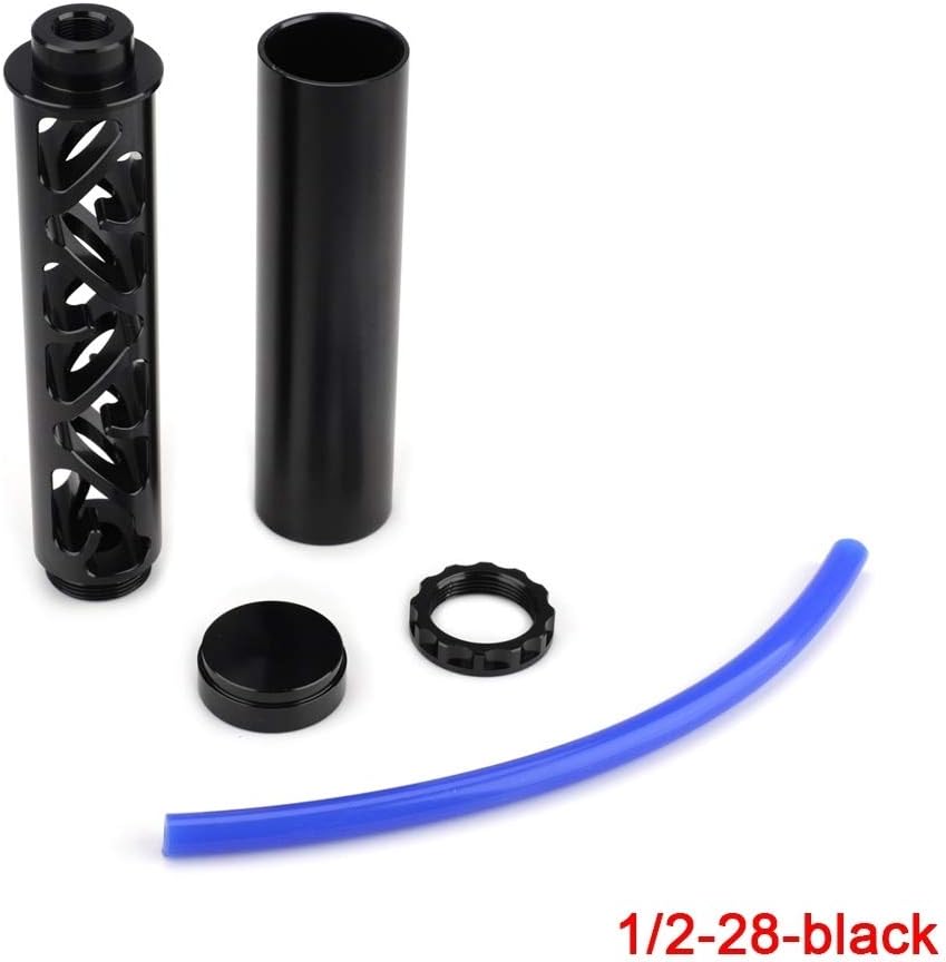 DONXIANFENG Spiral 1/2-28 5/8-24 Single Core Car Fuel Filter Fit NAPA 4003 WIX 24003 Fuel Trap Solvent Filters 6" (Color : 1 2 28black)