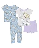 Disney Girls' Frozen 2 4-Piece Snug-Fit Cotton