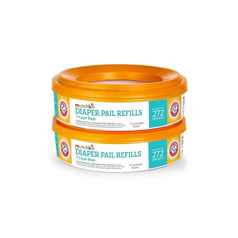 Munchkin® Arm & Hammer Diaper Pail Refill Rings, 544 Count, 2 Pack (272 Count Each)