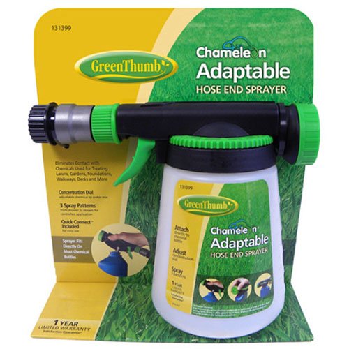 HD Hudson 62140GT Green Thumb Chameleon Hose End Sprayer
