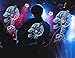 Sound Activated LED T-Shirt, Glow in The Dark Light Up Shirt for Men, Neon Shirt for Rave, Glow Party, Concert, Halloween