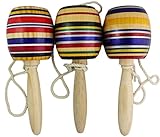 Trade MX 3 Pack Wooden Baleros Made in Mexico Premium Quality (3 Pack, Assorted Colors)