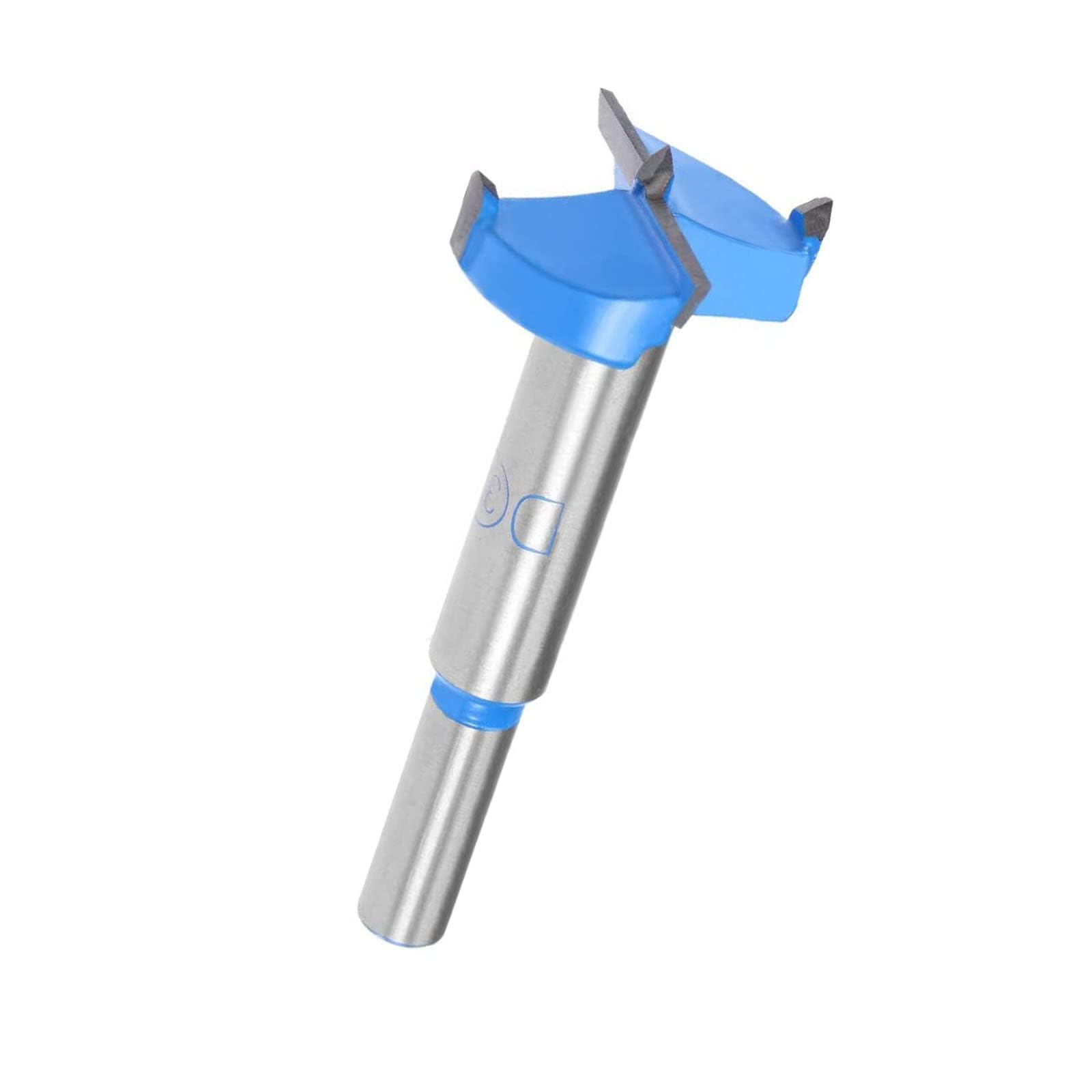 TOP-VIGOR 32mm Forstner Drill Bit, Tungsten Carbide Wood Auger Drill Bit Hole Saw Opener for Woodworking Hinge Hole Drilling Boring Bit Cutter Blue