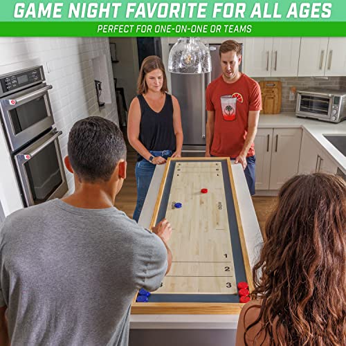 GoSports Shuffleboard and Curling 2 in 1 Board Games Classic Tabletop