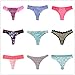 UWOCEKA Sexy Thongs for Women,Varity of T-Backs Sexy Underwear Pack of G Strings Lacy Undies Panties Tanga