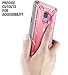 Galaxy S9 Rugged Case, Poetic Revolution [360 Degree Protection] Full-Body Rugged Heavy Duty Case with [Built-in-Screen Protector] for Samsung Galaxy S9 Pink/Gray