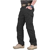 CARWORNIC Gear Men's Hiking Tactical Pants Lightweight Cotton Outdoor Military Combat Cargo Trousers