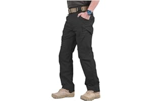 CARWORNIC Gear Men's Hiking Tactical Pants Lightweight Cotton Outdoor Military Combat Cargo Trousers