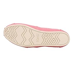 TOMS Womens Alpargata Slip On Flats Casual - Pink