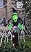 SEASONBLOW 8 Ft Halloween Inflatable Witch Ghost Decoration Blow up Decor for Home Indoors Outdoors Yard Lawn Party Supermarket
