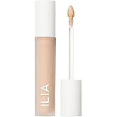 ILIA - Skin Blur Serum Concealer (10N Mesh, 0.2 fl oz | 6 ml) | Self-Sets for 12-Hour Wear | Blurred Coverage | Crease-Resistant | Safe for Sensitive Skin, Clean, Cruelty-Free &amp; Vegan
