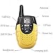 Long Range Walkie Talkie Gifts & Rechargeable Battery Creative Funny Radio Toys for Kids, Portable Cool Mini Indoor & Outdoor Toy Walkie Talkies Pack of 2 (Yellow)